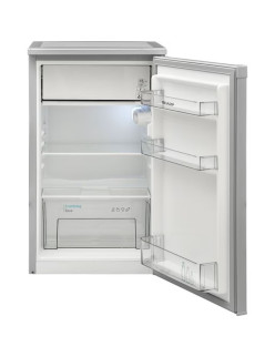 SHARP Hûtõszekrény egyajtós SJ-UE088T0S-EU, 89 l, H 82 cm, E osztály, ezüst