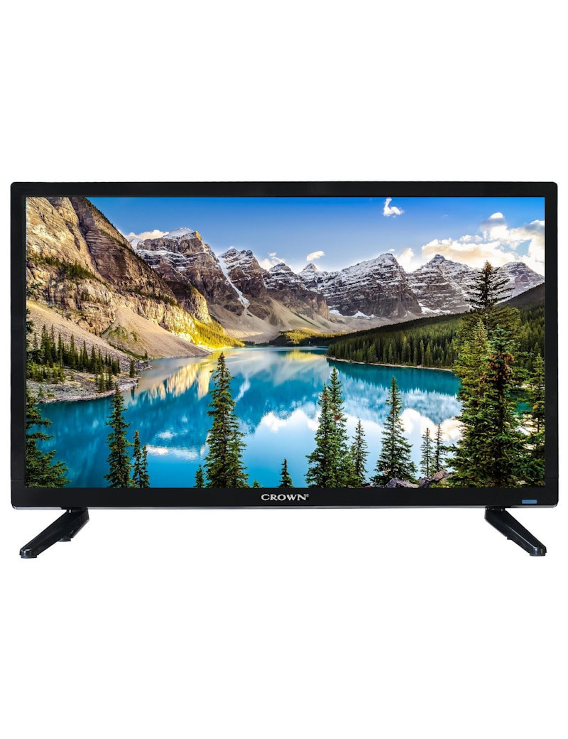 Crown 24TF12VB TV, LED, 24 hüvelykes, HD Ready, 12V-on is mûködik, fekete