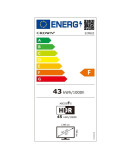 Crown 32FB22 TV, 1366x768 HD Ready, 32 hüvelykes, 81 cm, LCD, fekete