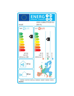 Klíma Arielli Freedom ASW-H18B4/FFR3DI-EU (WI-FI) Inverter 18000 BTU A++/A+