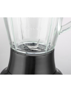 Turmixgép Crown CB-5066, 500W, 1,5L, Jégzúzás, 5 sebesség, Impulzus, Rozsdamentes acél / Fekete
