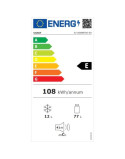 SHARP Hûtõszekrény egyajtós SJ-UE088T0S-EU, 89 l, H 82 cm, E osztály, ezüst
