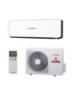 MHI prémium klíma SRK/SRC35ZS-WB, 12000 BTU, inverter, gazdaságos üzemmód, A++ energiaosztály, fehér/fekete