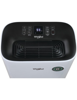 Whirlpool DE20W5252 párátlanító, 20 l / 24 h, 6,5 l tartály, 6th Sense, Érintõ vezérlés, LED visszajelzõ, Mosoda funkció, Fehér