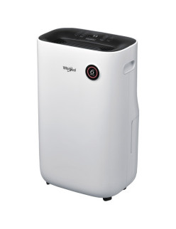 Whirlpool DE20W5252 párátlanító, 20 l / 24 h, 6,5 l tartály, 6th Sense, Érintõ vezérlés, LED visszajelzõ, Mosoda funkció, Fehér