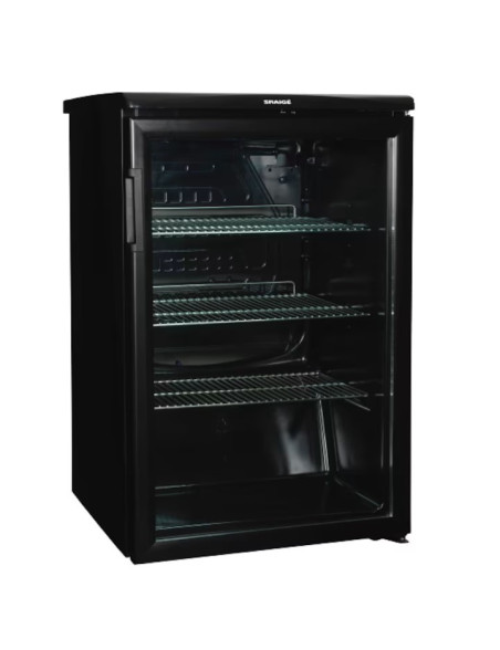 Snaigé CD14SM-S3JJ, Üvegajtós hûtõszekrény, 85x56x60cm, 130 l, Hõmérséklettartomány: -2... +14 °C, Elektromechanikus, Acél külsõ