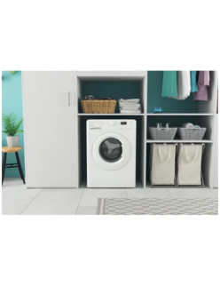 INDESIT MTWSA 61294 W EE Elöltöltõs mosógép, 6 kg, 1200 ford/perc, LED kijelzõ, C energiaosztály, Fehér
