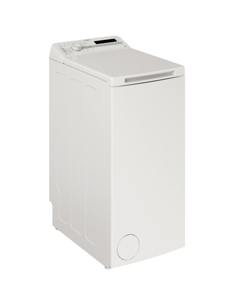 Whirlpool TDLR6040SEU/N Felültöltõs mosógép, 6 kg, 1000 ford./perc, 6. Érzék technológia, Digitális kijelzõ, C energiaosztály, F