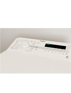 Whirlpool TDLR6040SEU/N Felültöltõs mosógép, 6 kg, 1000 ford./perc, 6. Érzék technológia, Digitális kijelzõ, C energiaosztály, F