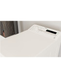 Whirlpool TDLR6040SEU/N Felültöltõs mosógép, 6 kg, 1000 ford./perc, 6. Érzék technológia, Digitális kijelzõ, C energiaosztály, F