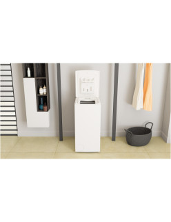 Whirlpool TDLR6040SEU/N Felültöltõs mosógép, 6 kg, 1000 ford./perc, 6. Érzék technológia, Digitális kijelzõ, C energiaosztály, F