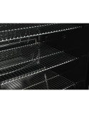 Snaigé CD14SM-S3JJ, Üvegajtós hûtõszekrény, 85x56x60cm, 130 l, Hõmérséklettartomány: -2... +14 °C, Elektromechanikus, Acél külsõ