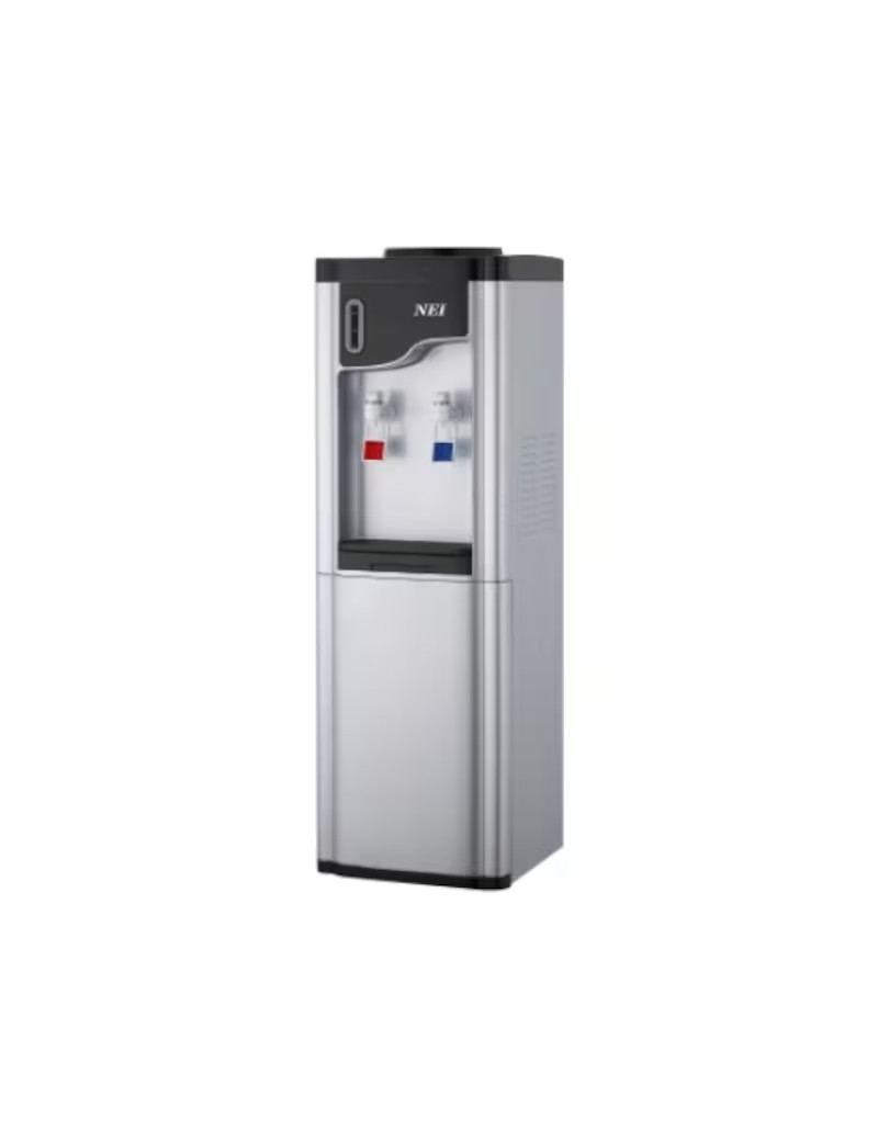 NEI HSM-61LB padlós vízadagoló, kompresszorral, pohártartóval, ezüst / fekete