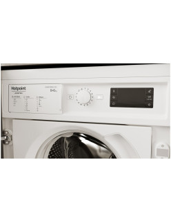 Mosógép szárítógéppel Hotpoint BIWDHG861485EU, 8 kg mosás, 6 kg szárítás, 1400 ford./perc, B osztály, Inverter motor, Digitális