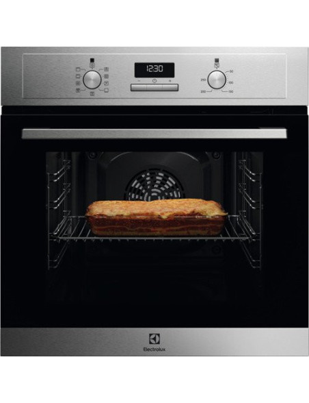 Electrolux EOF3H40BX beépíthetõ sütõ, LED kijelzõ, 2090 W, A energiaosztály, 65 l, Grill, AquaClean, ezüst