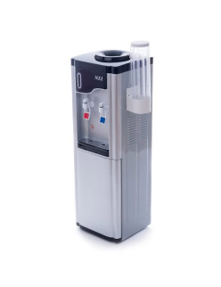NEI HSM-61LB padlós vízadagoló, kompresszorral, pohártartóval, ezüst / fekete