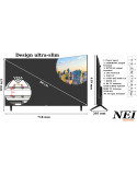 NEI 32NE4901 LED Smart televízió, 80 cm, HD