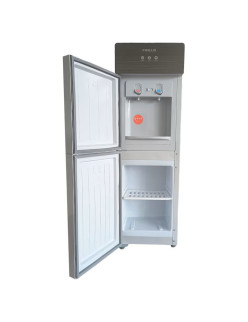 Finlux FWD-2044DG vízadagoló, Álló, Elektronikus hûtés/fûtés, Hûtés 0,7 l/h, Fûtés 5 l/h, Teljesítmény 655 W, Ma 100 cm, Barna/F