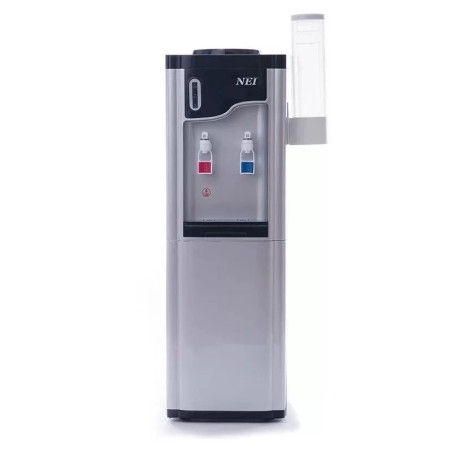 NEI HSM-61LB padlós vízadagoló, kompresszorral, pohártartóval, ezüst / fekete