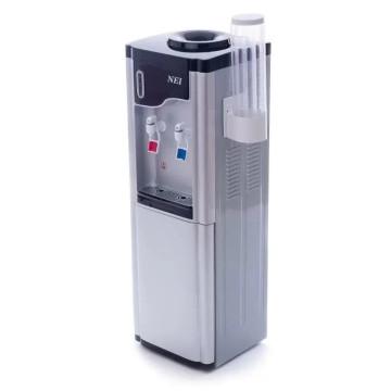 NEI HSM-61LB padlós vízadagoló, kompresszorral, pohártartóval, ezüst / fekete