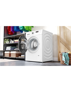 Bosch WGE03200BY mosógép, 8kg, 1200 RPM, EcoSilence Drive, SpeedPerfect, Reload funkció, A energiaosztály, Fehér