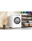 Bosch WGE03200BY mosógép, 8kg, 1200 RPM, EcoSilence Drive, SpeedPerfect, Reload funkció, A energiaosztály, Fehér