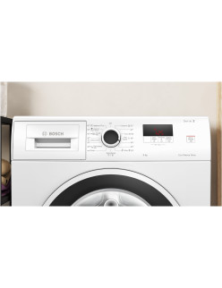 Bosch WGE03200BY mosógép, 8kg, 1200 RPM, EcoSilence Drive, SpeedPerfect, Reload funkció, A energiaosztály, Fehér