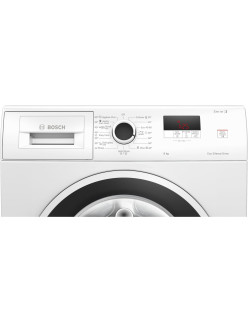 Bosch WGE03200BY mosógép, 8kg, 1200 RPM, EcoSilence Drive, SpeedPerfect, Reload funkció, A energiaosztály, Fehér