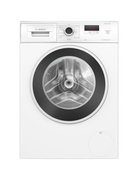 Bosch WGE03200BY mosógép, 8kg, 1200 RPM, EcoSilence Drive, SpeedPerfect, Reload funkció, A energiaosztály, Fehér