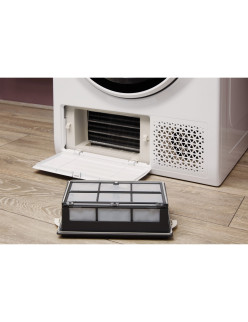 Hotpoint NT M11 82SK EU Hõszivattyús szárítógép, 8 kg, 15 program, LCD kijelzõ, B energiaosztály, Fehér