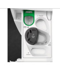 AEG LFR71844UE UniversalDose elöltöltõs gõzmosógép, 8 kg, 1400 fordulat/perc, A energiaosztály, LED kijelzõ, Fehér