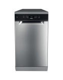 Whirlpool WSFC 3M27 X Mosogatógép, 10 teríték, 6 program, 9 liter/ciklus, E energiaosztály