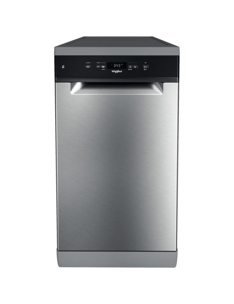 Whirlpool WSFC 3M27 X Mosogatógép, 10 teríték, 6 program, 9 liter/ciklus, E energiaosztály