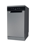 Whirlpool WSFC 3M27 X Mosogatógép, 10 teríték, 6 program, 9 liter/ciklus, E energiaosztály