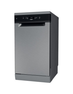 Whirlpool WSFC 3M27 X Mosogatógép, 10 teríték, 6 program, 9 liter/ciklus, E energiaosztály