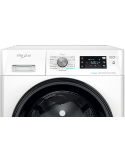 Elöltöltõs mosógép WHIRLPOOL FFB 10489 BV EE, gõz, 6th Sense, 10 kg, 1400 ford./perc, A osztály, fehér