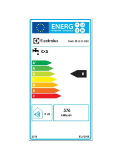 ELECTROLUX EWH 15 Q-BIC "O" 2500w, 15L-es elektromos vímelegítõ, bojler, vízcsatlakozás alul