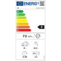 NEI NDW8S-3802FW Kompakt mosogatógép, 8 terítékes, 7 program, 55 cm, F energiahatékonyság, Fehér