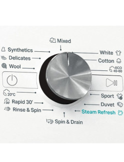 Mosógép Whirlpool FreshCare+ FFB 8458 BV EE, 8 kg, 1400 rpm, B osztály, gõzfrissítés, 6th Sense technológia, inverteres motor, f