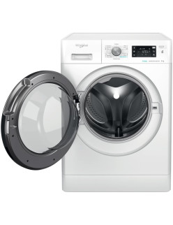 Mosógép Whirlpool FreshCare+ FFB 8458 BV EE, 8 kg, 1400 rpm, B osztály, gõzfrissítés, 6th Sense technológia, inverteres motor, f