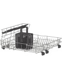 Candy CP 6E51LS szabadonálló mosogatógép, 6 teríték, 8 program, E energiaosztály, Inox