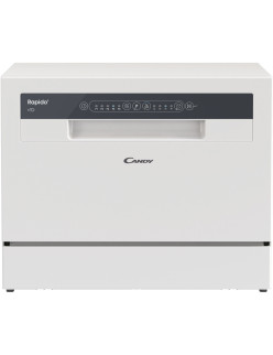 Candy CP 6E51LW Mosogatógép, 55 cm, 6 teríték, 5 program, E energiaosztály, Fehér