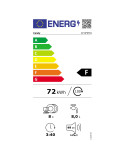 Candy CP 8F9FFA mosogatógép, Wi-Fi, 8 teríték, 8 program, Digitális kijelzõ, F energiaosztály, Antracit