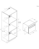 Candy Titanium CA6 NP5B3EHTX beépíthetõ sütõ, Elektromos, 78l, Hidrolitikus tisztítás, Wi-Fi, Easy STEAM technológia, 12 funkció