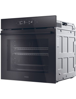 HAIER H6 ID46G3YTB beépíthetõ sütõ, elektromos, pirolitikus és hidrolitikus öntisztító, 78 l, A++ osztály, Wi-Fi, fekete