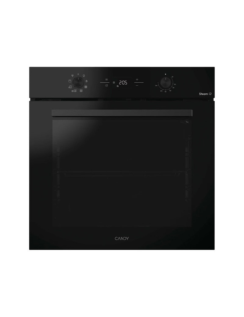 Candy CA6 NP3T3EHTB beépíthetõ elektromos sütõ, Többszintes, Easy Steam, 78l, Hidrolitikus, 9 funkció, Kijelzõ + 2 választógomb,