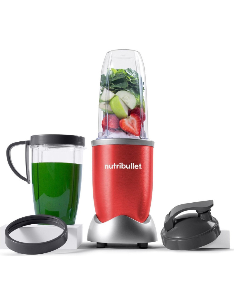 Nutribullet turmixgép NB907R, 900W, 950 ml, jégtörõ, pulzus, BPA-mentes, piros színû