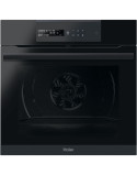 Haier HWO60SM6B9BH, Beépíthetõ elektromos sütõ, Pirolitikus és hidrolitikus öntisztító, WiFi, A+ energiaosztály, Softclose, 70 l