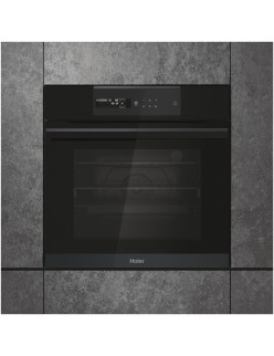 Haier HWO60SM6B9BH, Beépíthetõ elektromos sütõ, Pirolitikus és hidrolitikus öntisztító, WiFi, A+ energiaosztály, Softclose, 70 l