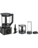 Haier HBL7W5 011 turmixgép, 1200W, LCD kijelzõ, Tritán test, Automatikus jégzúzó és smoothie program, Obszidián szürke